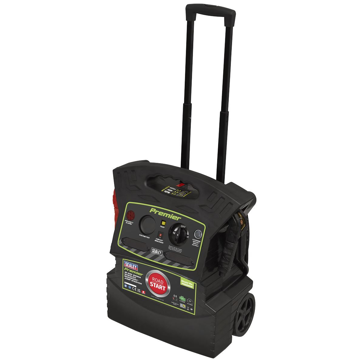 Sealey Premier 12/24V 6400A Wheeled RoadStart� Jump Starter PRS6400