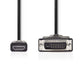 Nedis HDMI to DVI Cable HDMI Connector to DVI-D 24+1-Pin Male 10m Black