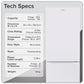 Baridi  60/40 Smart Frost Fridge Freezer 227L Capacity � White DH326