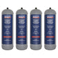 Sealey 1.3kg Disposable Carbon Dioxide Gas Cylinder - Pack of 4 CO21KGD4