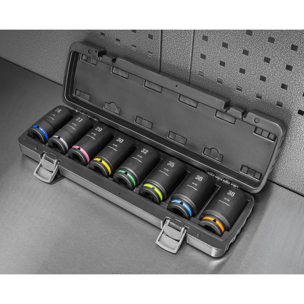 Sealey Premier Deep Impact Socket Set 3/4"Sq Drive 8pc AK8891M