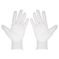 Sealey White Precision Grip Gloves - (Large) - Pack of 6 Pairs SSP50L/6