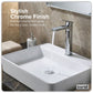 Baridi High Basin Mixer Tap with Clicker Waste - Chrome DH394