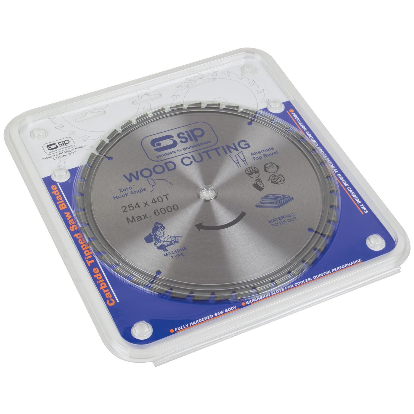 SIP Industrial 254mm x 16mm TCT 40T Circular Saw Blade