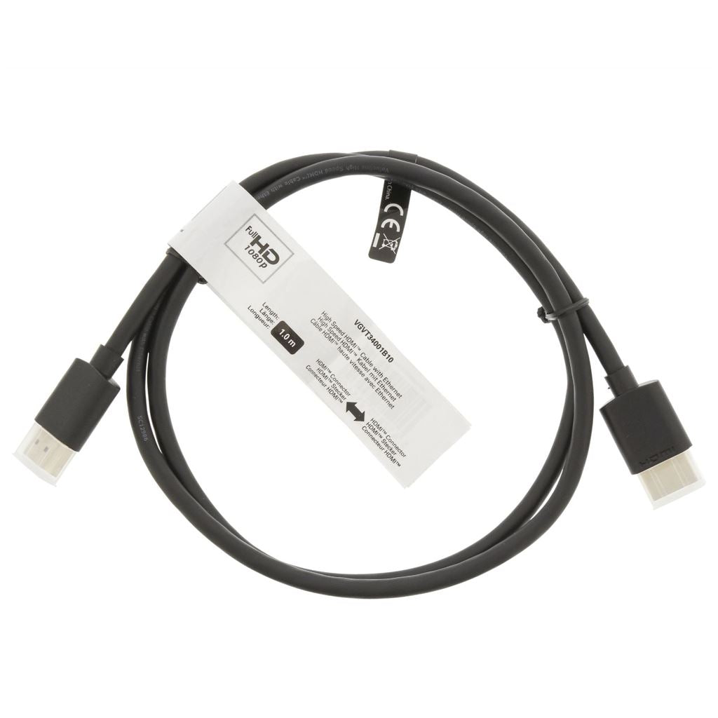 Valueline High Speed HDMI Cable/Lead 1m Black VGVT34001B10 Cable - CVGT34001BK10