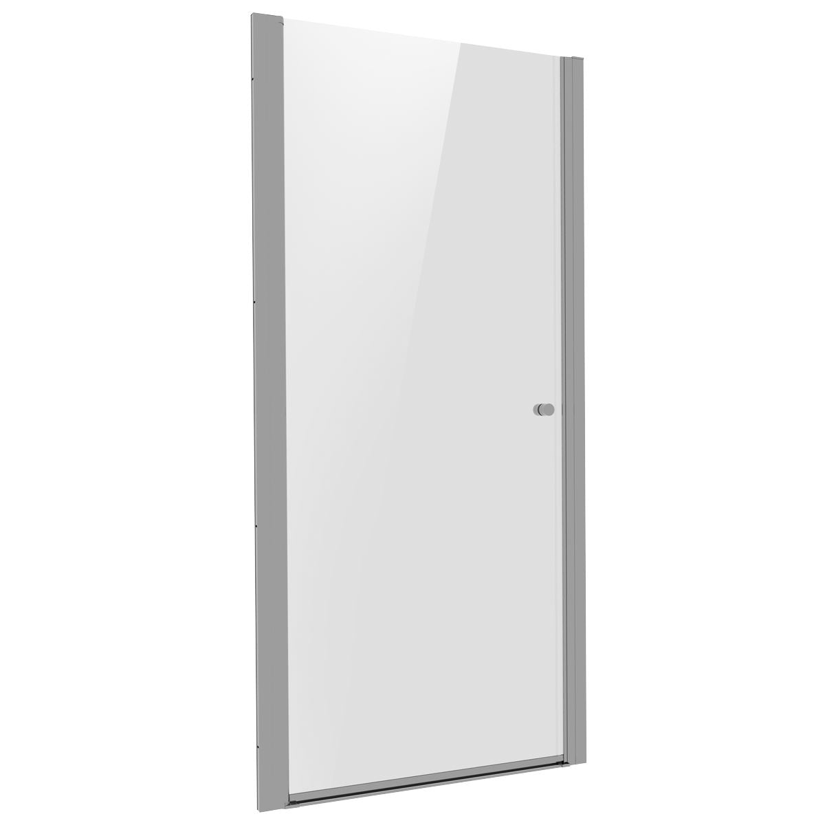 Baridi Pivot Shower Door 800 x 1850mm, 6mm Tempered Glass, Reversible - Chrome DH303