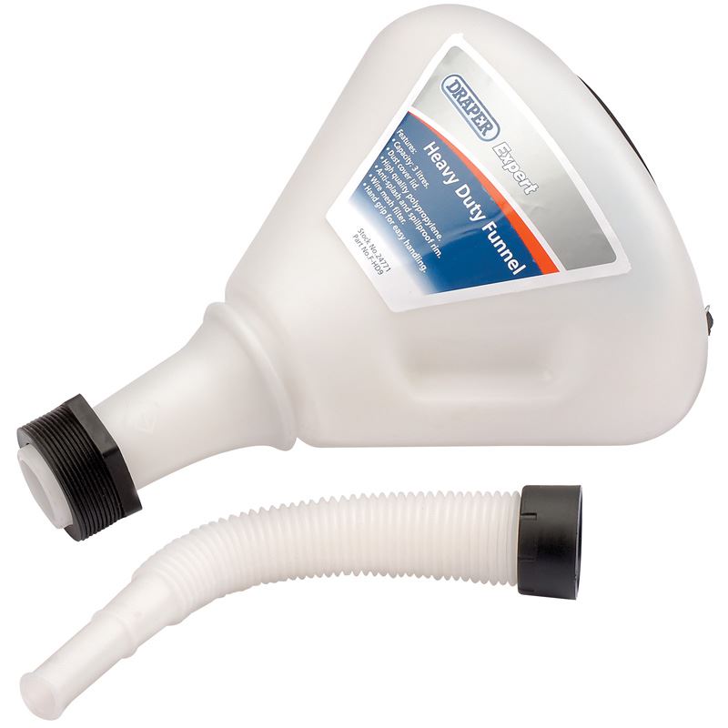 Draper Polypropylene Funnel, 230mm, 3L - 24771
