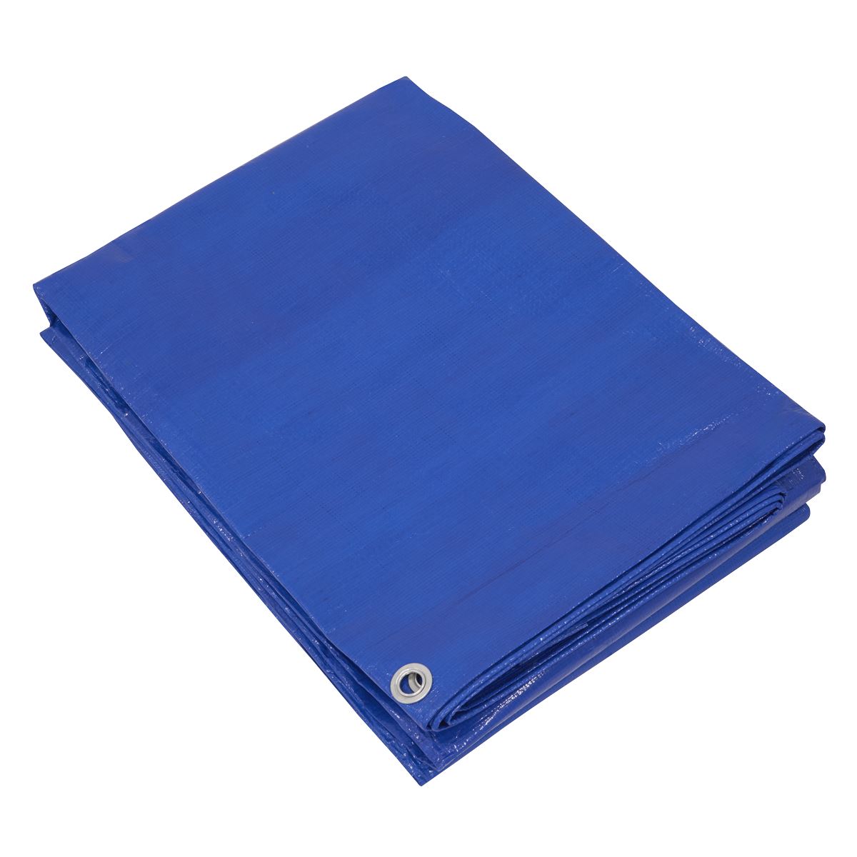 Sealey Lightweight PE Tarpaulin 5.49 x 7.32m - Blue TARP5070