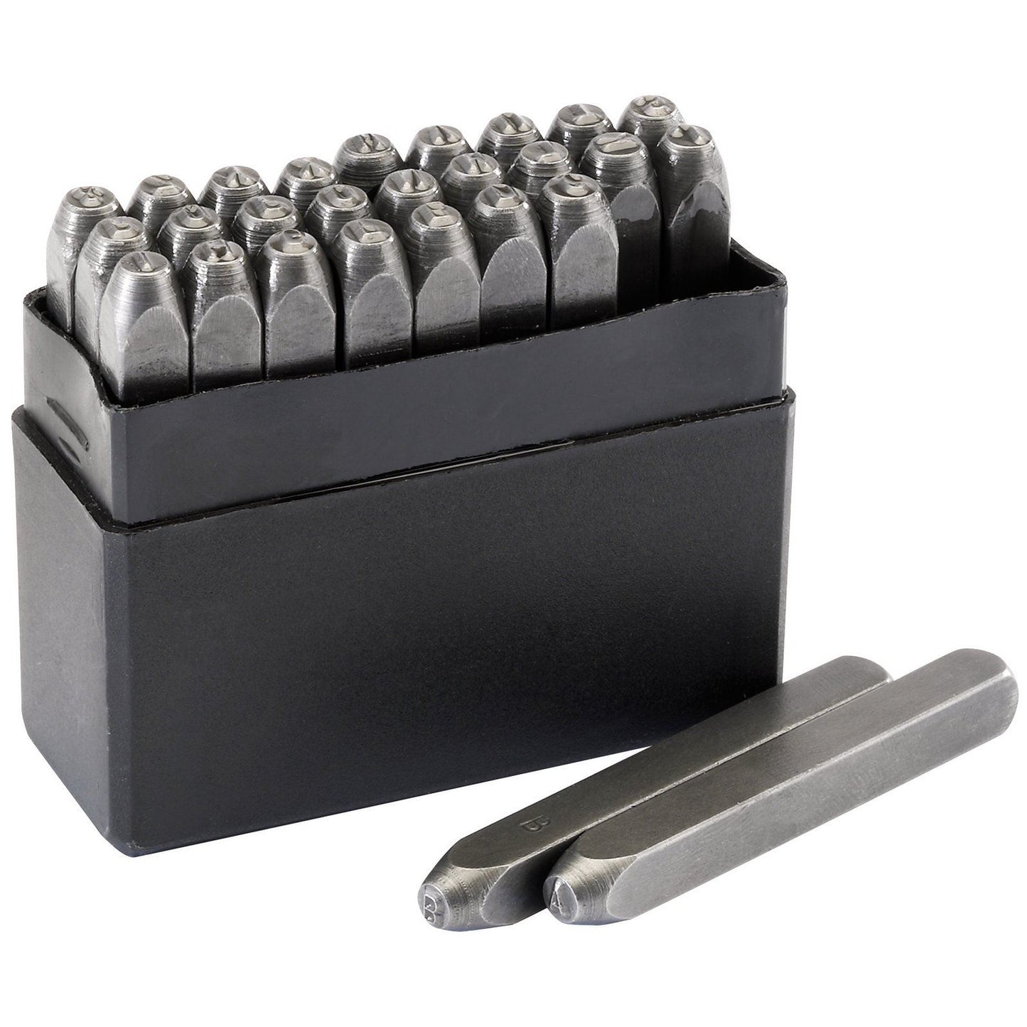 Draper A-Z Metal Stamp Set Letter Height 1/8" Hardened Postcode Alphabet Punch - 37333