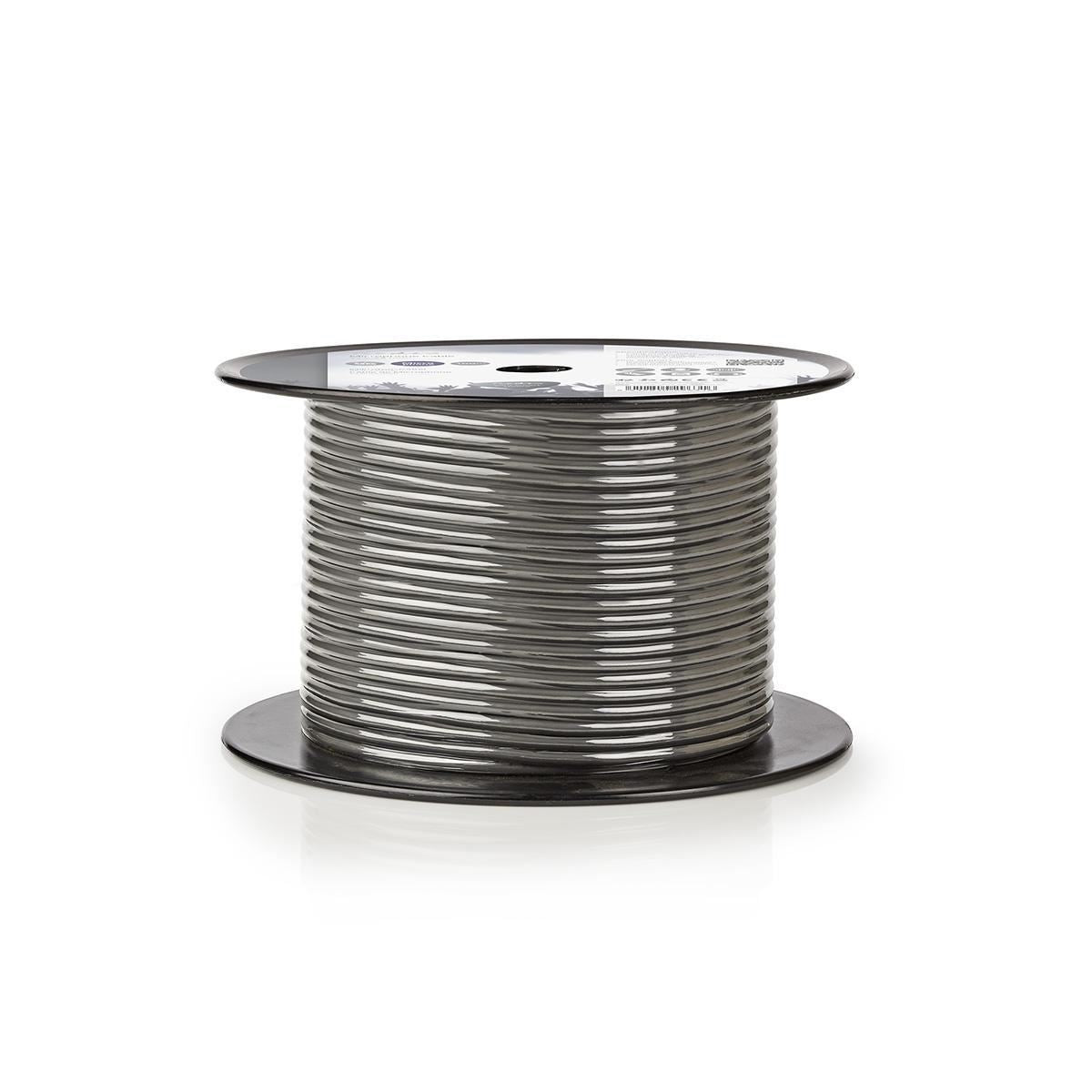 Nedis Microphone Cable 2x 0.23 mm² 100m Reel Grey COTR15010GY100