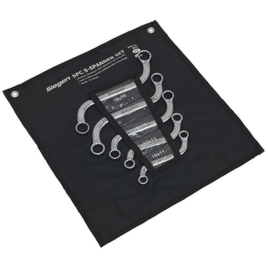 Sealey S-Spanner Set 5pc Metric S0717