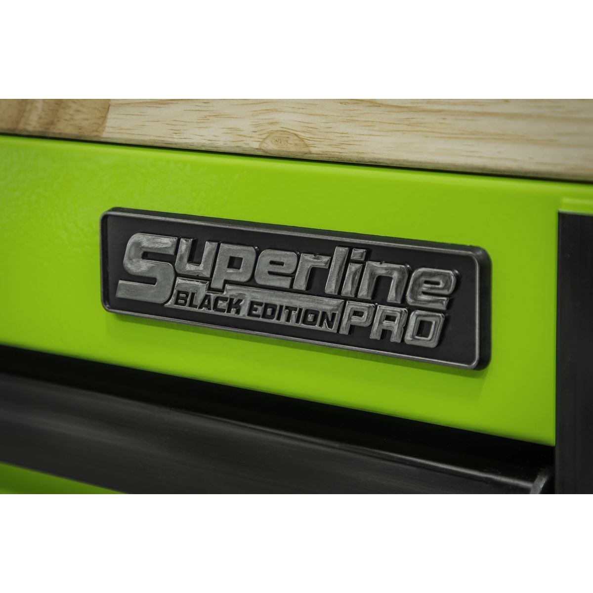 Sealey 15 Drawer Mobile Trolley with Wooden Worktop 1549mm AP6115BE