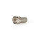 Nedis F Connector Male For 5.0mm Coaxial Cables 25 pieces Metal - CSVC41906ME