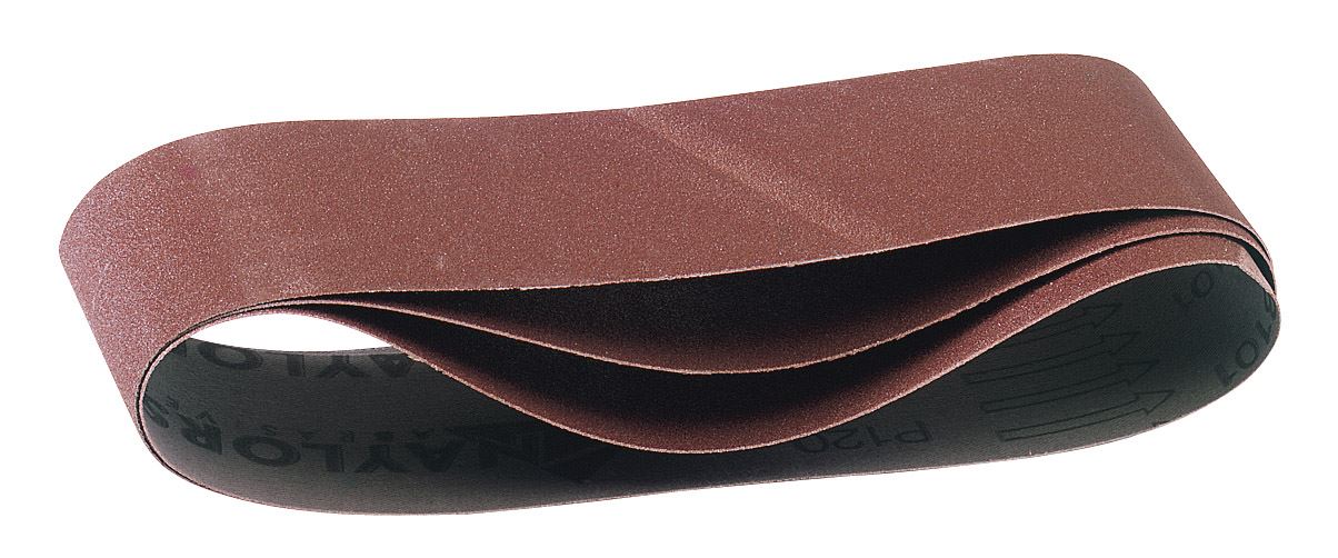 Draper 533 x 75mm 100Grit Aluminium Oxide Sanding Belts Pack of 3 - 36083