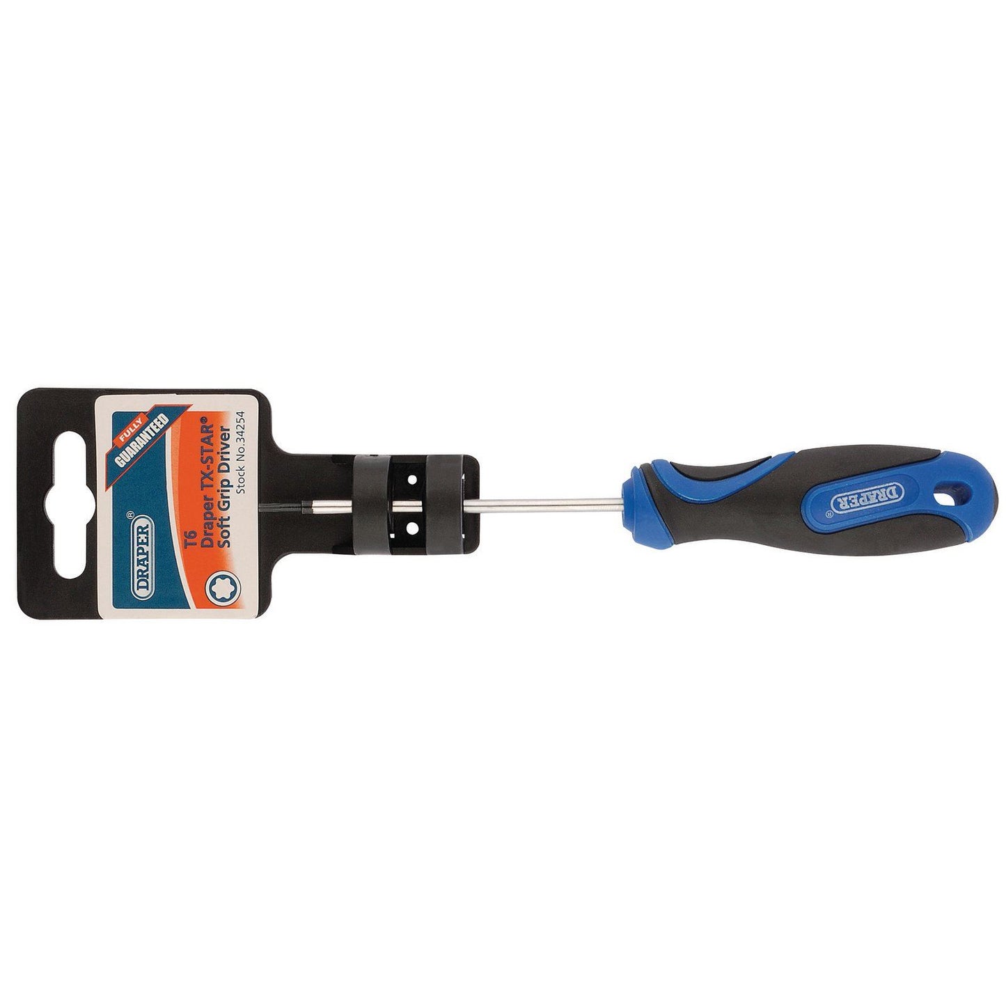 Draper Draper TX-STAR Soft Grip Screwdriver, T6 - 34254