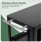 Dellonda BBQ/Plancha Workstation Trolley/Cupboard/Extension Table/Utensil Hooks