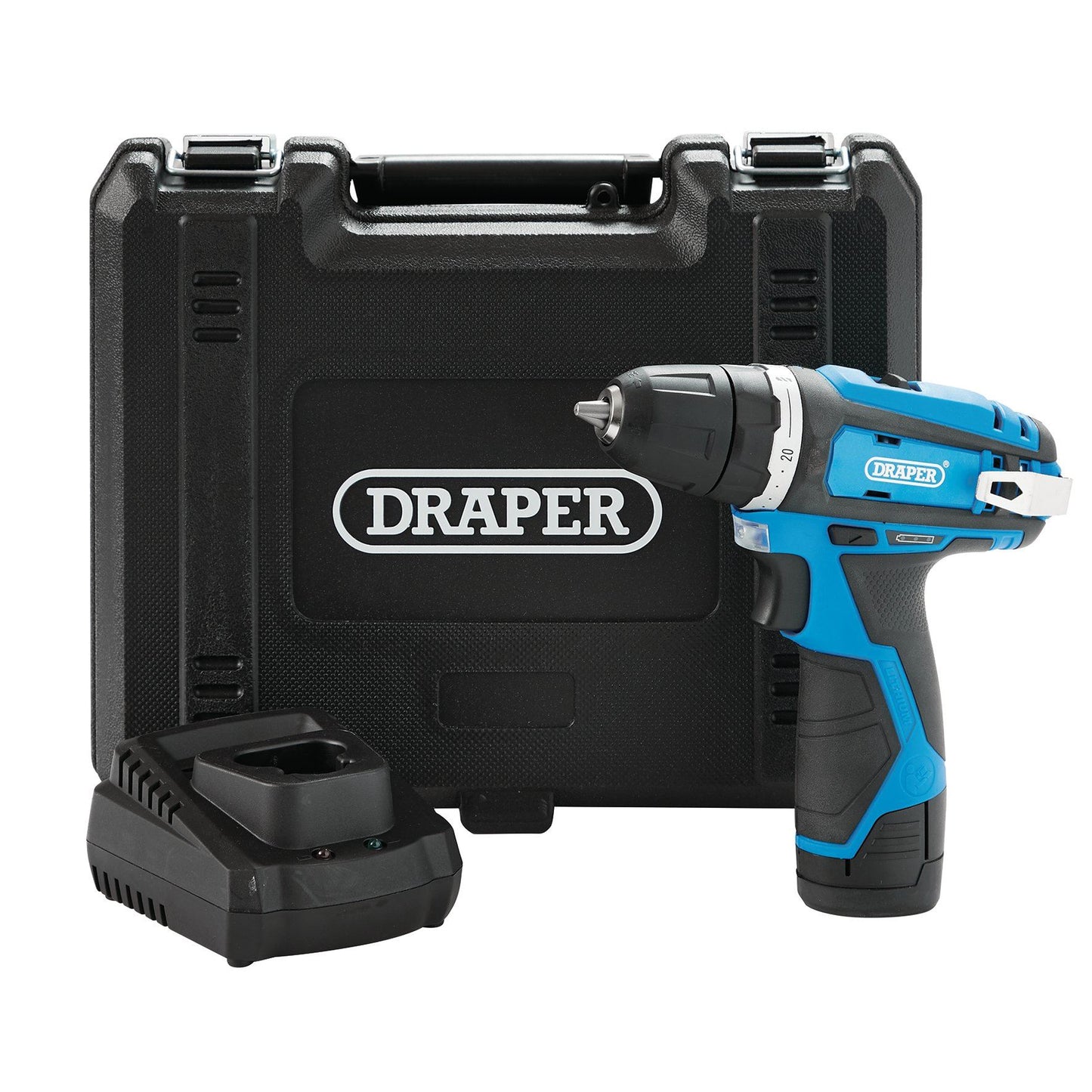 Draper Storm Force 12V Drill Driver Kit DD12VD