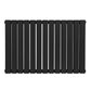 Baridi Horizontal Radiator Contemporary Double Flat Panel Design 600 x 910mm