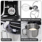 Baridi 1500W Stand Mixer with Accessories 6L - Black DH173
