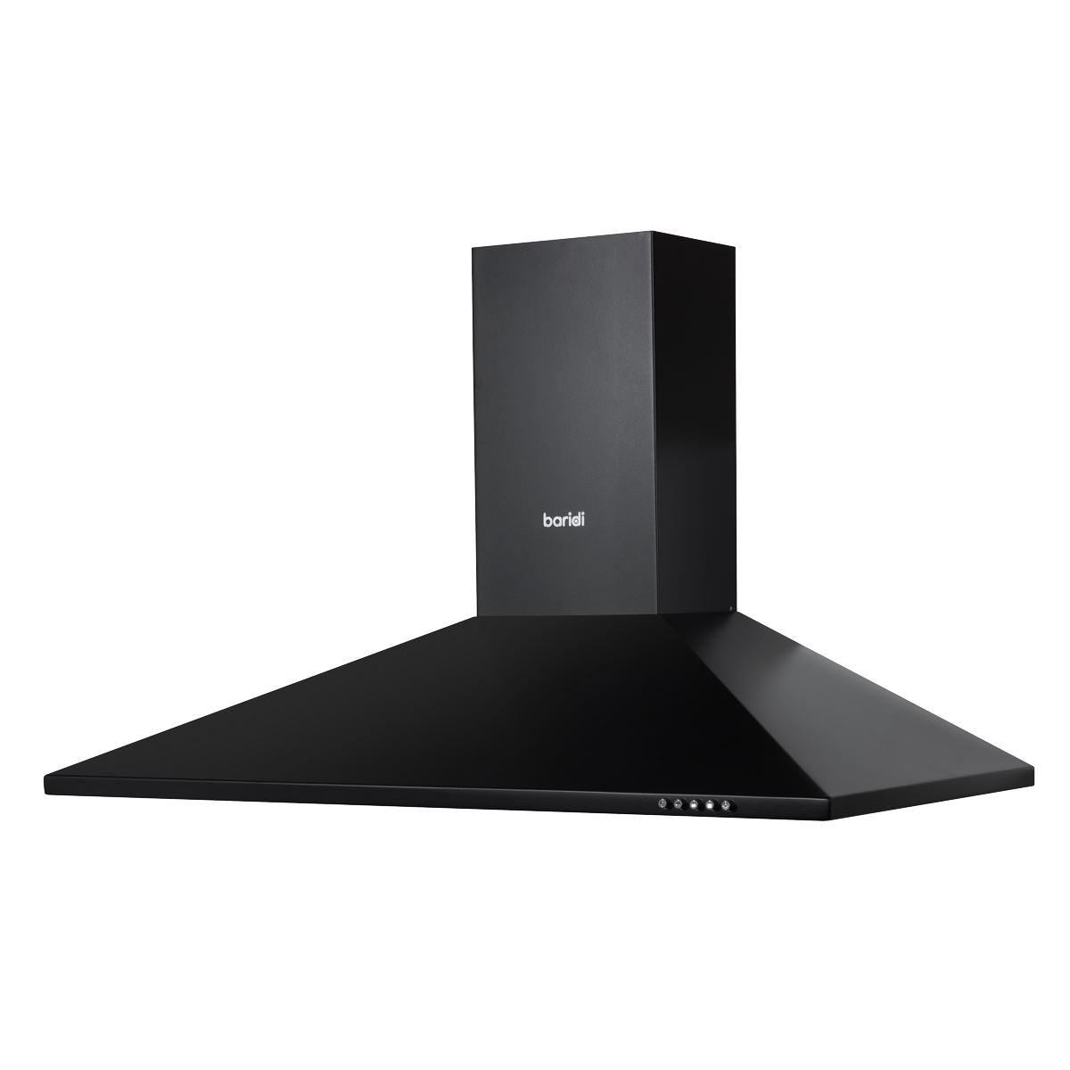 Baridi Cooker Hood, Chimney Style with Carbon Filters 90cm - Black DH59