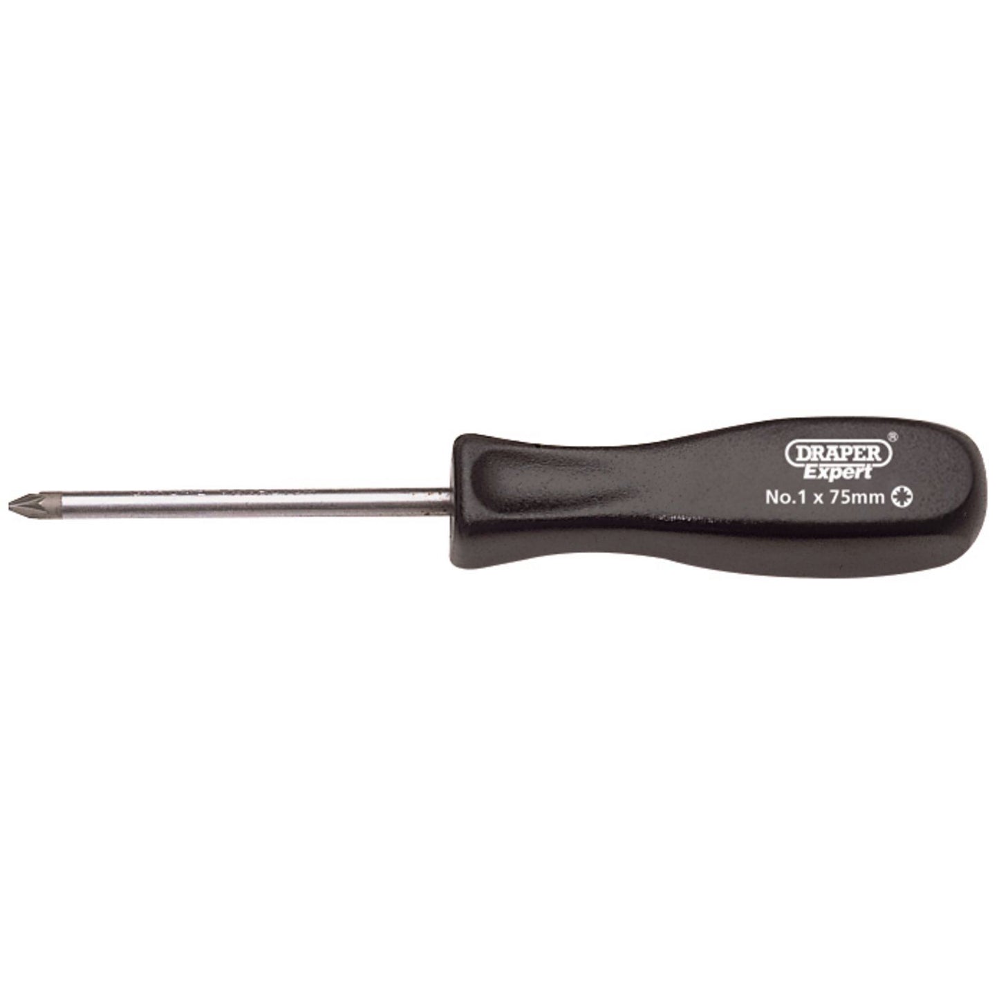 Draper Expert Quality No 1 x 75mm PZ Type Mechanics Screwdriver 939PZ 19535