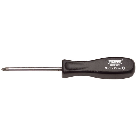 Draper Expert Quality No 1 x 75mm PZ Type Mechanics Screwdriver 939PZ 19535