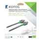 Konig High Speed HDMI Cable with Ethernet HDMI to HDMI Connector 15m grey - CVBW34000AT150
