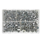 Sealey Steel Nut Assortment 320pc 1/4"-1/2"UNC AB030SN