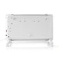 Nedis Wi-Fi Smart Convection Heater Thermostat Glass Front Panel 2000W White - WIFIHTPL20FWT