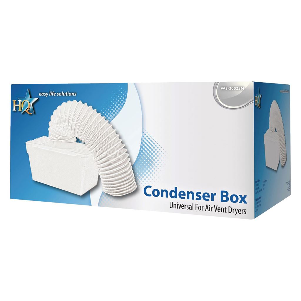 HQ Moisture box with outlet hose and 2 hose clips - DRMO110WT