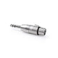 Nedis XLR Adapter 6.35mm Male to XLR 3-pin Female 10 pieces Metal CAGP15941ME