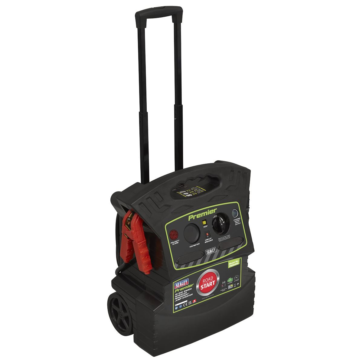 Sealey Premier 12/24V 6400A Wheeled RoadStart� Jump Starter PRS6400
