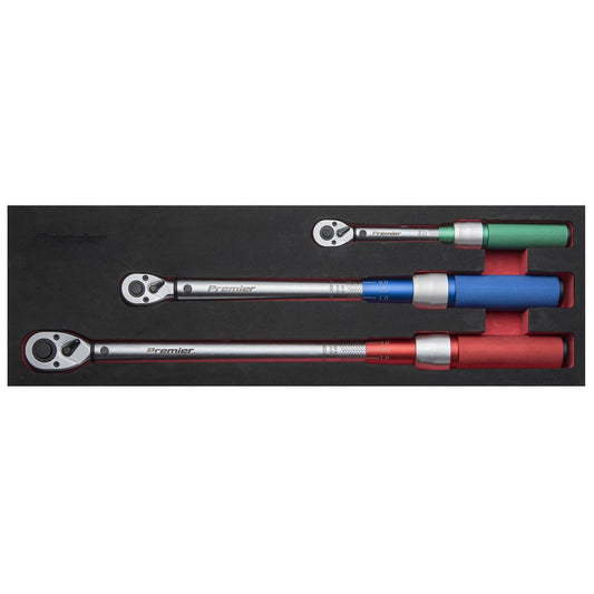 Sealey Torque Wrench Micrometer Style 3pc Set STW900SET
