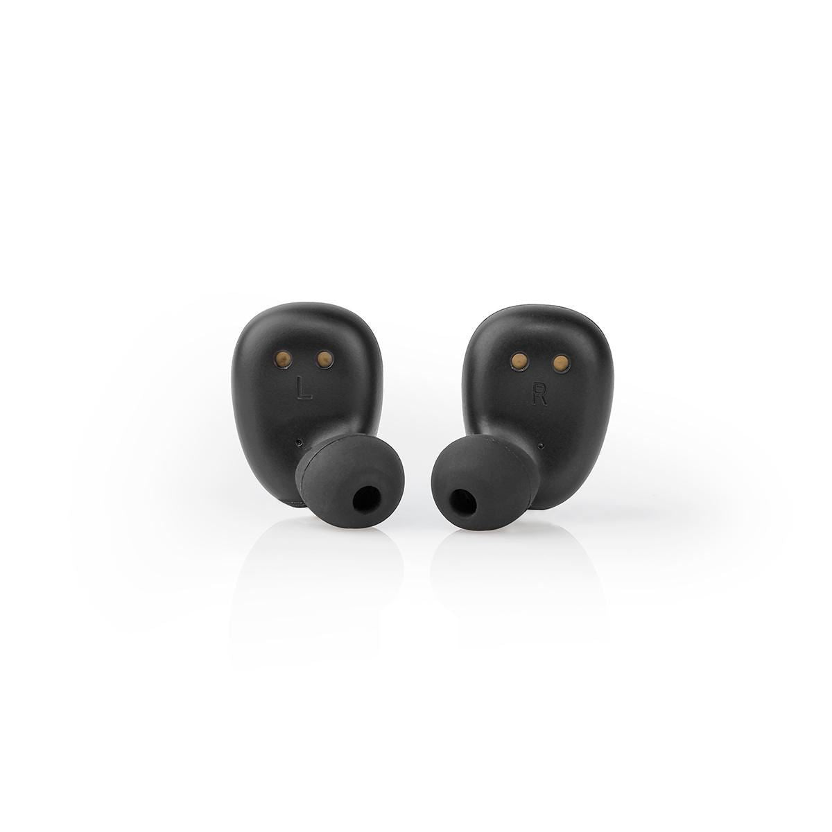 Nedis Fully Wireless Bluetooth® Earphones 5hr Voice Control Wireless Chargeable - HPBT5052BK