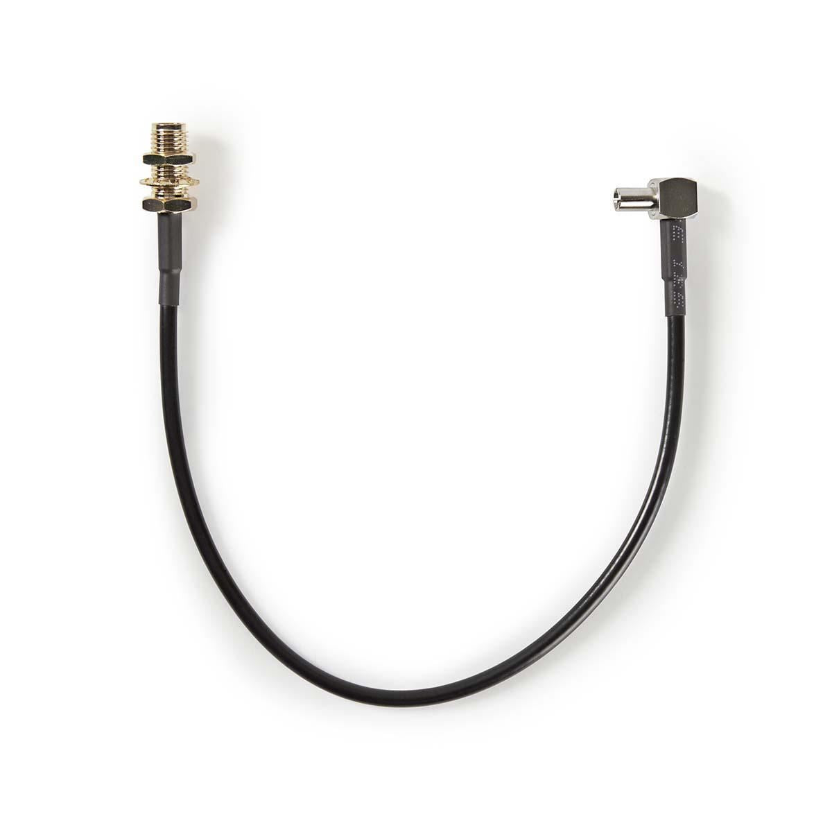Nedis SMA Adapter Cable SMA Female to TS9 Male 0.20m Black CSGP02125BK02