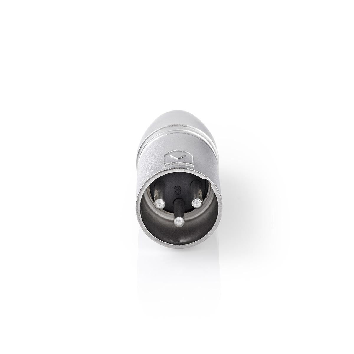 Nedis XLR Adapter XLR 3-pin Male to RCA Female 10 pieces Metal CAGP15930ME