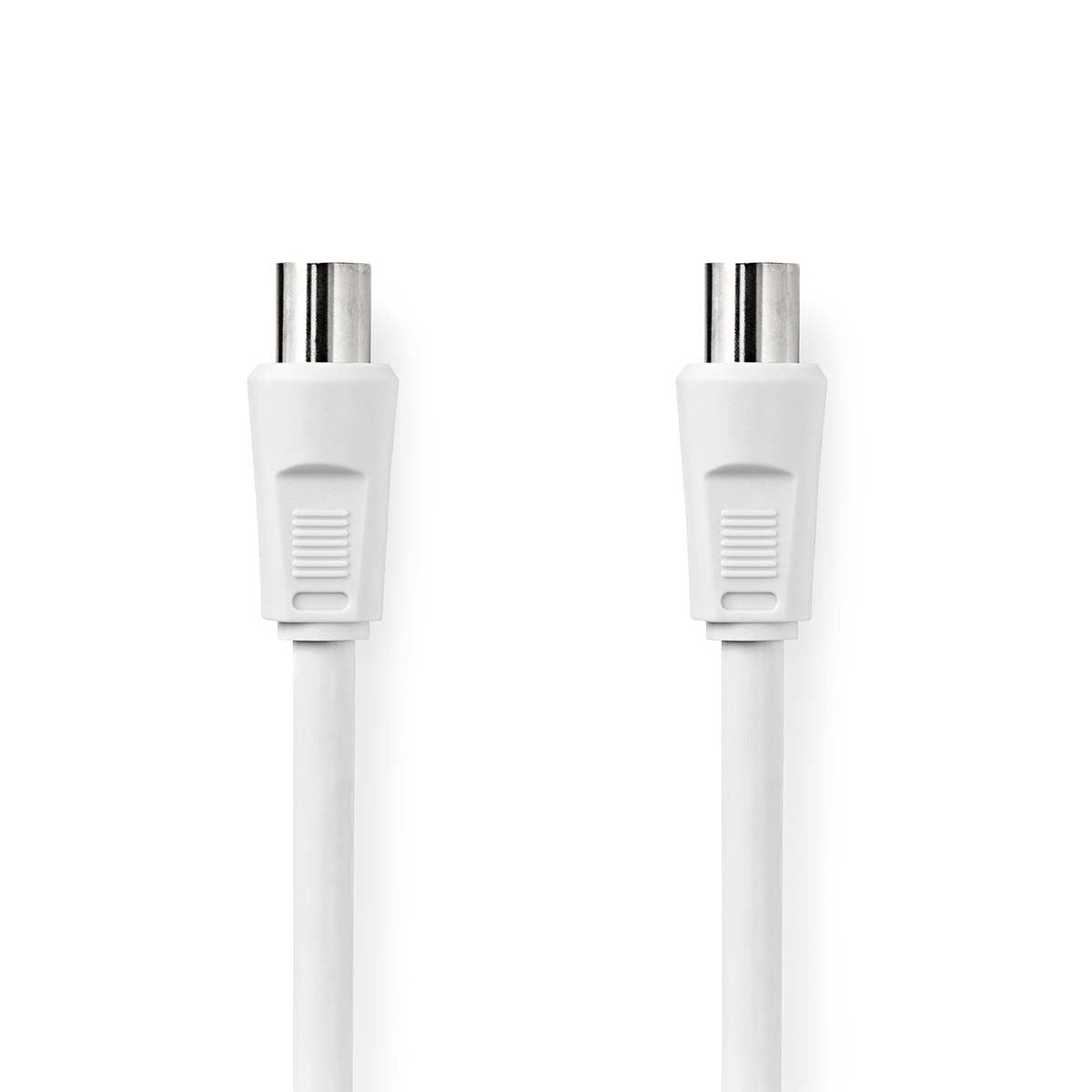 Nedis Coax Cable IEC (Coax) Male to Female 90dB 75Ohm Double Shielded 10m White
