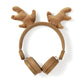 Nedis Wired Headphones 1.2m On-Ear Detachable Magnetic Ears Rudy Reindeer Brown - HPWD4000BN