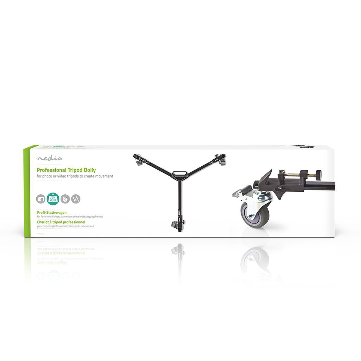 Nedis Tripod Dolly Max 20 kg Black TPDY100BK