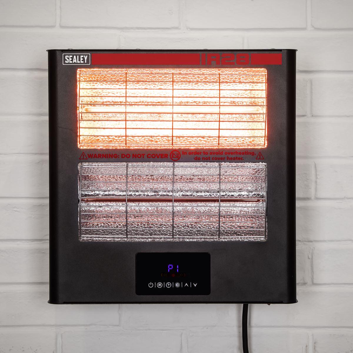 Sealey Infrared Quartz Heater - Wall Mounting 2.8kW/230V IR28