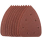 Draper 80G Aluminium Oxide Sanding Sheets (141 x 141 x 98mm) - 92329