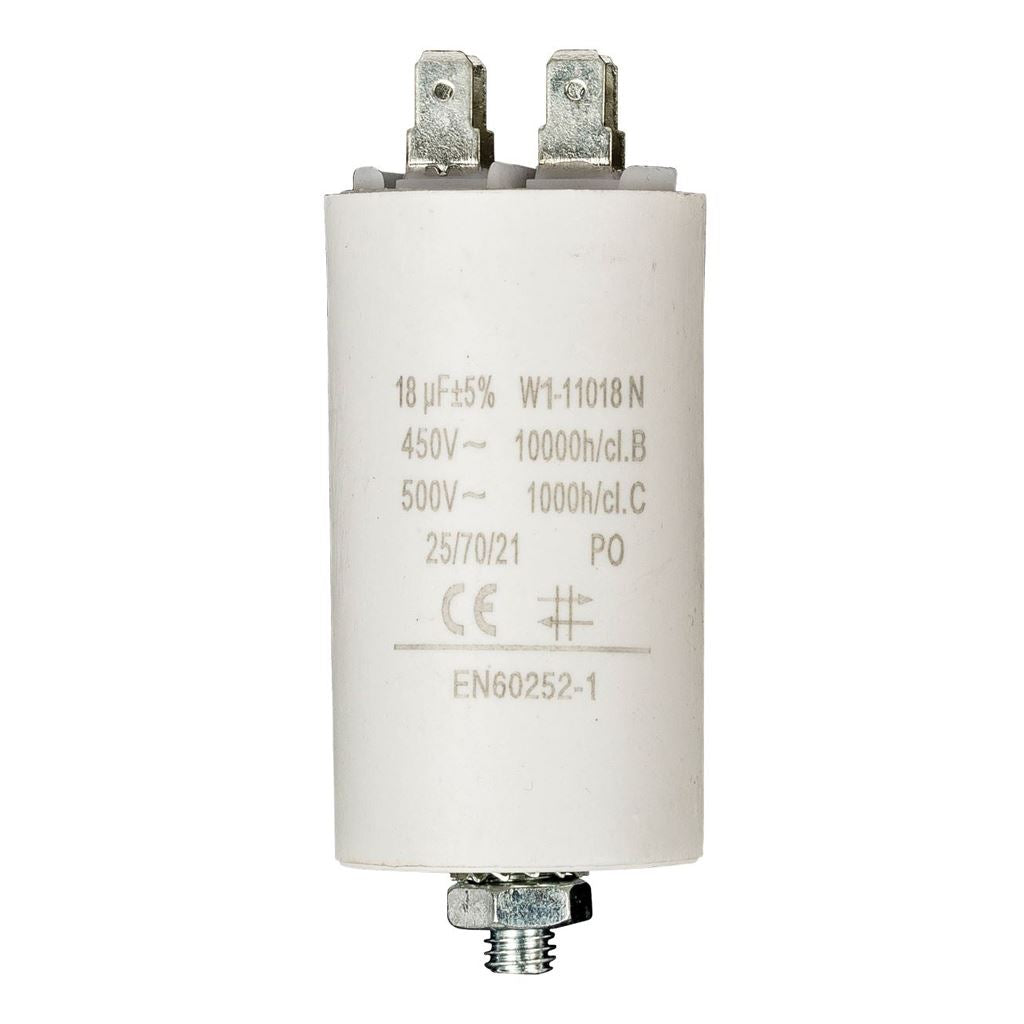 Fixapart 1x Capacitor 18.0uf / 450 v + earth - W1-11018N