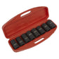 Sealey Impact Socket Set 8pc Deep 1"Sq Drive - Metric AK888M