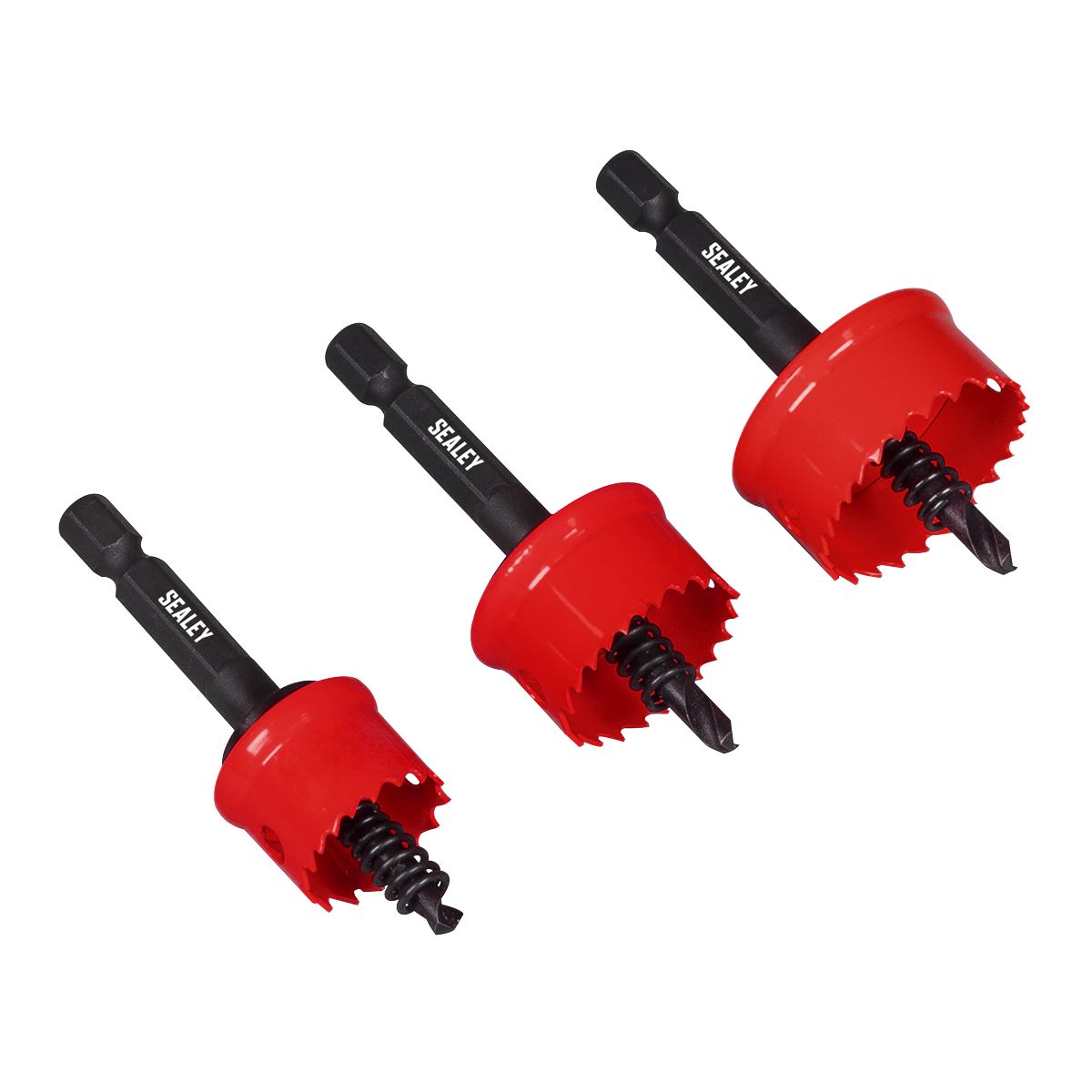 Sealey Thin Wall Hole Saw Set 3pc TWHS3