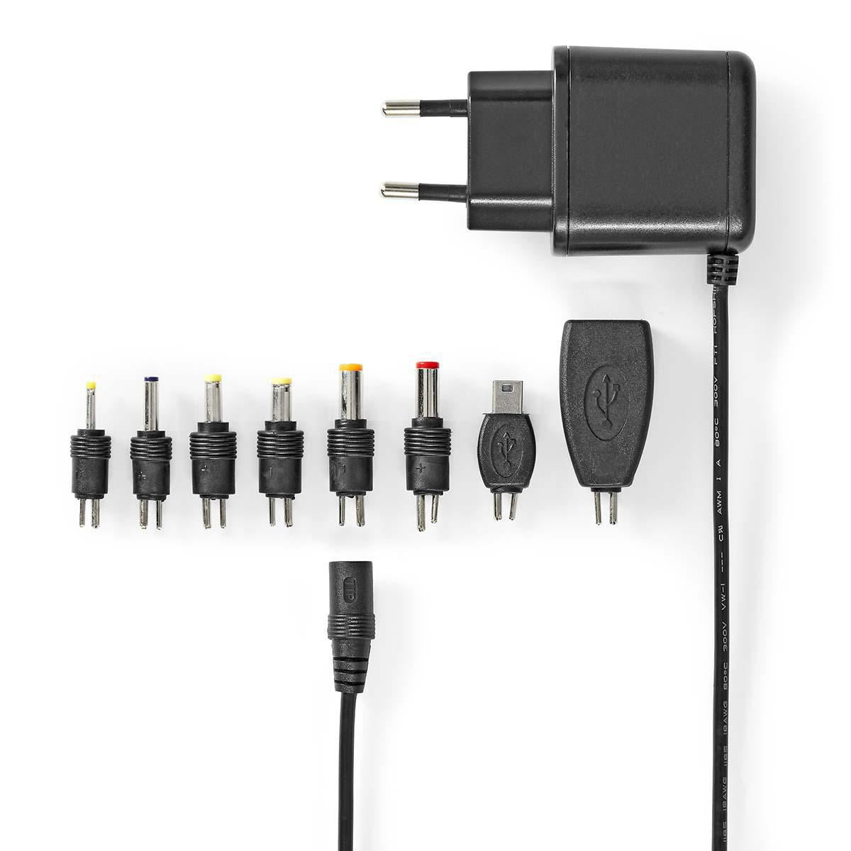 Nedis Universal AC Power AdapterEuro / Type-C (CEE 7/16)12.5 W5 - ACPA111