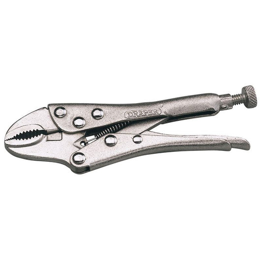 Draper Self Grip 140mm Curved Jaw Pliers Mole Vice Lock Adjustable Draper 35367