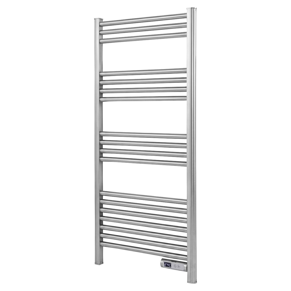 Baridi Electric Heated Towel Rail 1085 x 535mm with LED Display � Silver DH372