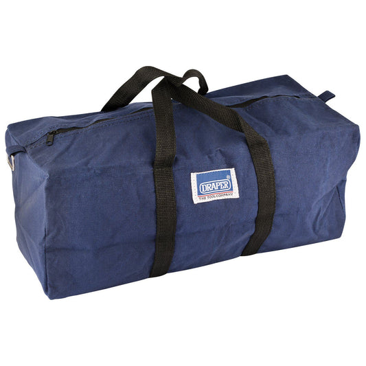 Draper 1x 460x180x195mm Canvas 20l Tool Bag Garage Professional Standard Tool - 72972