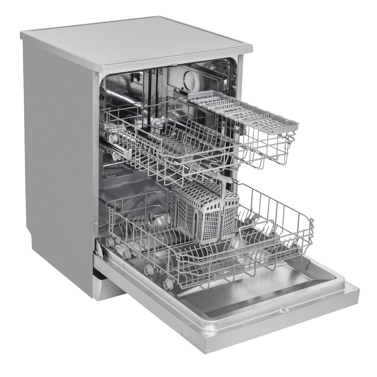 Baridi Freestanding Dishwasher 60cm Wide 13 Place Settings - Silver DH280