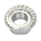 Sealey Flange Nut Serrated M5 Zinc Pack of 100 FN5